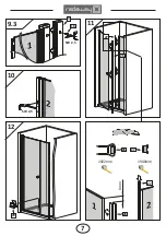 Preview for 7 page of Radaway 37990-01-01NL Assembly Instruction Manual