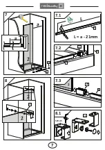 Preview for 7 page of Radaway 380110-01L Assembly Instruction Manual