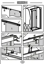 Preview for 11 page of Radaway 380110-01L Assembly Instruction Manual