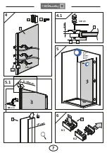 Preview for 7 page of Radaway 380130-71L Assembly Instruction Manual