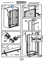 Предварительный просмотр 6 страницы Radaway 380224-01 Assembly Instruction Manual