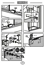 Предварительный просмотр 7 страницы Radaway 380224-01 Assembly Instruction Manual