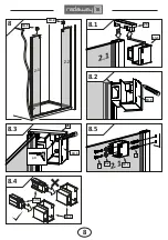 Предварительный просмотр 8 страницы Radaway 380224-01 Assembly Instruction Manual