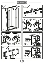 Предварительный просмотр 9 страницы Radaway 380224-01 Assembly Instruction Manual