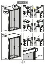 Предварительный просмотр 16 страницы Radaway 380224-01 Assembly Instruction Manual