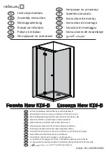 Radaway 384081-01-01L Assembly Instruction Manual preview