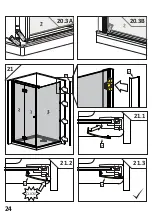 Preview for 24 page of Radaway 384081-01-01L Assembly Instruction Manual