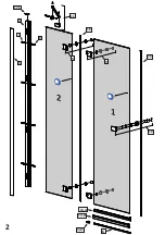 Предварительный просмотр 2 страницы Radaway 385010-54-01L Assembly Instruction Manual