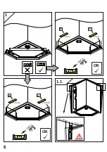 Предварительный просмотр 6 страницы Radaway 385010-54-01L Assembly Instruction Manual