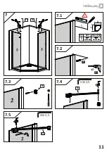 Preview for 11 page of Radaway 385010-54-01L Assembly Instruction Manual