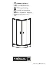 Radaway Afrodyta 1474-71341 Assembly Instruction Manual предпросмотр