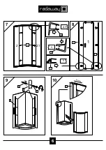 Preview for 6 page of Radaway Afrodyta 1474-71341 Assembly Instruction Manual