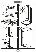 Предварительный просмотр 6 страницы Radaway Almatea DWJ Assembly Instruction Manual