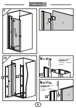 Предварительный просмотр 8 страницы Radaway Almatea DWJ Assembly Instruction Manual