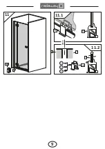 Предварительный просмотр 9 страницы Radaway Almatea DWJ Assembly Instruction Manual