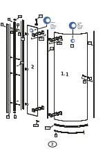 Предварительный просмотр 2 страницы Radaway Almatea P Assembly Instruction Manual