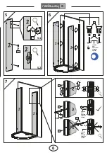 Предварительный просмотр 6 страницы Radaway Almatea P Assembly Instruction Manual