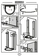 Предварительный просмотр 7 страницы Radaway Almatea P Assembly Instruction Manual