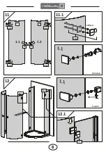 Предварительный просмотр 8 страницы Radaway Almatea P Assembly Instruction Manual