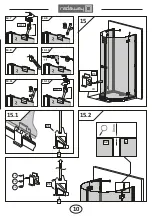 Предварительный просмотр 10 страницы Radaway Almatea P Assembly Instruction Manual