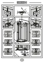 Предварительный просмотр 11 страницы Radaway Almatea P Assembly Instruction Manual