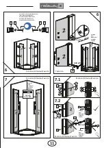 Preview for 11 page of Radaway Almatea PDD Assembly Instruction Manual