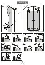 Preview for 16 page of Radaway Almatea PDD Assembly Instruction Manual