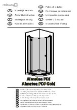 Radaway Almatea PDJ Assembly Instruction Manual preview