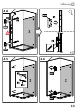 Preview for 13 page of Radaway Arta DWD+S Assembly Instruction Manual