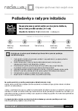 Preview for 2 page of Radaway Arta KDJ I Assembly Instruction Manual