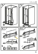 Предварительный просмотр 11 страницы Radaway Eos DWB Assembly Instruction Manual