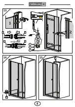 Preview for 8 page of Radaway Eos DWS Assembly Instruction Manual