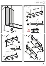 Предварительный просмотр 9 страницы Radaway Eos II PND Assembly Instruction Manual