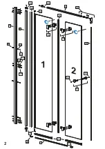 Preview for 2 page of Radaway Eos KDJ-B Assembly Instruction Manual