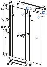 Preview for 2 page of Radaway Eos KDS Assembly Instruction Manual