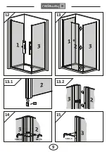 Preview for 9 page of Radaway Eos KDS Assembly Instruction Manual