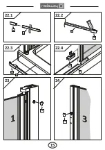 Preview for 15 page of Radaway Eos KDS Assembly Instruction Manual