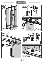 Предварительный просмотр 12 страницы Radaway ESPERA DWD Assembly Instruction Manual