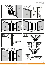 Preview for 15 page of Radaway Espera KDD Assembly Instruction Manual