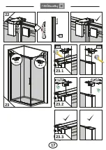 Preview for 17 page of Radaway Espera KDJ Assembly Instruction Manual