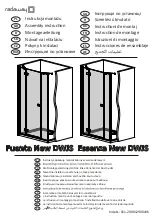 Radaway Fuenta New DWJS Assembly Instruction Manual preview