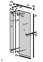 Предварительный просмотр 8 страницы Radaway Fuenta New KDJ+S Assembly Instruction Manual