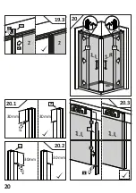 Preview for 20 page of Radaway Idea KDD Assembly Instruction Manual