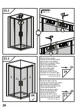 Preview for 24 page of Radaway Idea KDD Assembly Instruction Manual