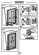 Preview for 7 page of Radaway Premium Plus DWD Assembly Instruction Manual