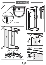 Предварительный просмотр 4 страницы Radaway Premium Plus P Assembly Instruction Manual