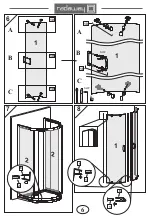 Предварительный просмотр 6 страницы Radaway Premium Plus P Assembly Instruction Manual