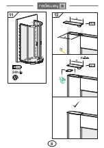 Предварительный просмотр 8 страницы Radaway Premium Plus P Assembly Instruction Manual