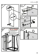 Предварительный просмотр 9 страницы Radaway Torrenta DWJS Assembly Instruction Manual