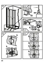 Предварительный просмотр 10 страницы Radaway Torrenta DWJS Assembly Instruction Manual